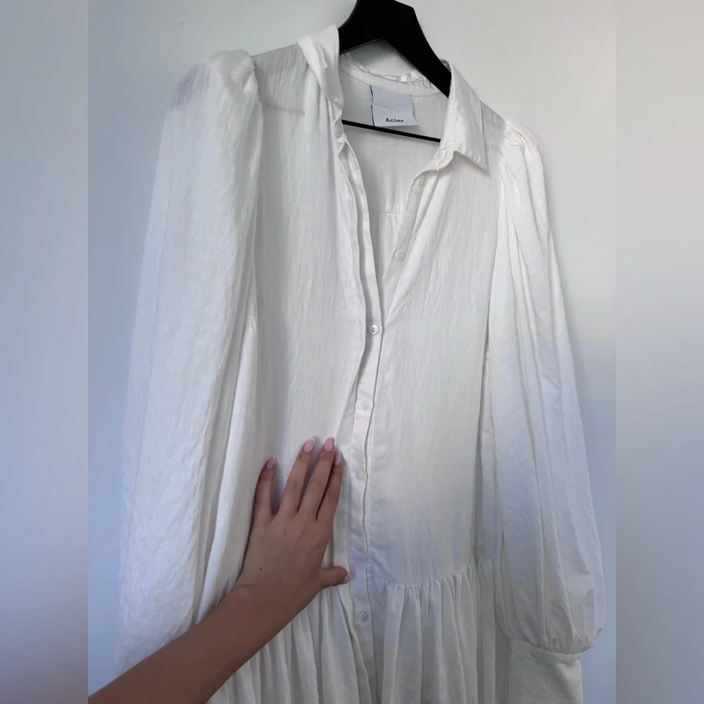 Acler Sherwood Dress in White - Size S - Picture 5 of 13